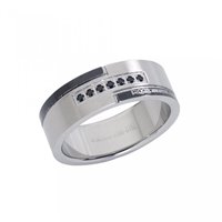 Anillo Rosso Amante Hombre in Acero UAN004ZGS - UAN004ZGS-18